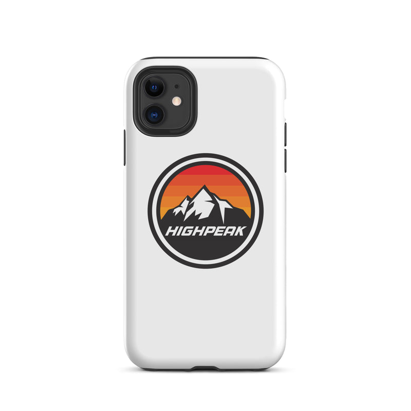 High Peak Coloured Logo Tough Case for iPhone®