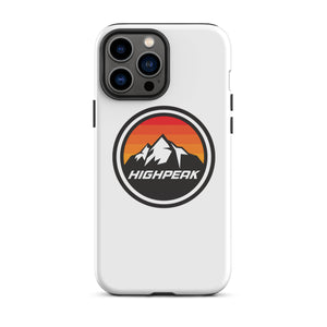 High Peak Coloured Logo Tough Case for iPhone®