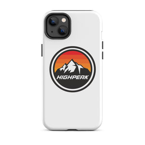 High Peak Coloured Logo Tough Case for iPhone®