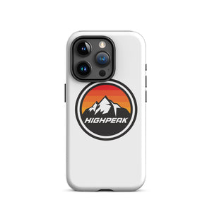 High Peak Coloured Logo Tough Case for iPhone®